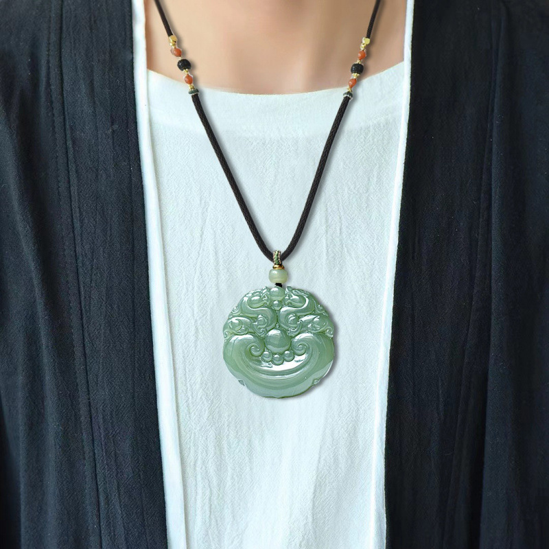 Pingente de Jade Hetian Natura - Go Ethnic Fashion avaliação e preço