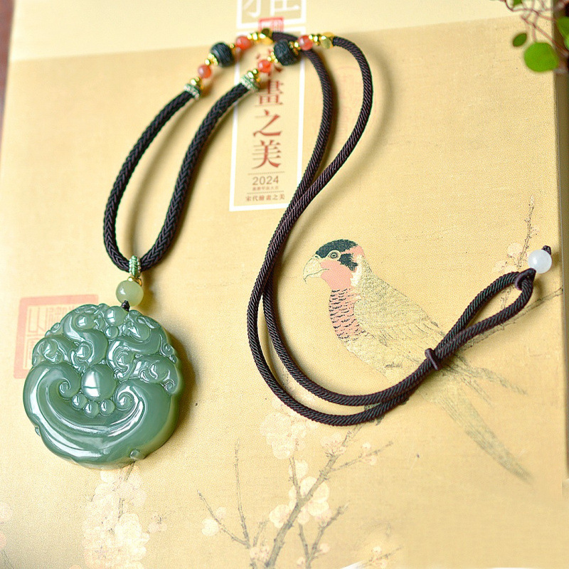 Pingente de Jade Hetian Natura - Go Ethnic Fashion avaliação e preço