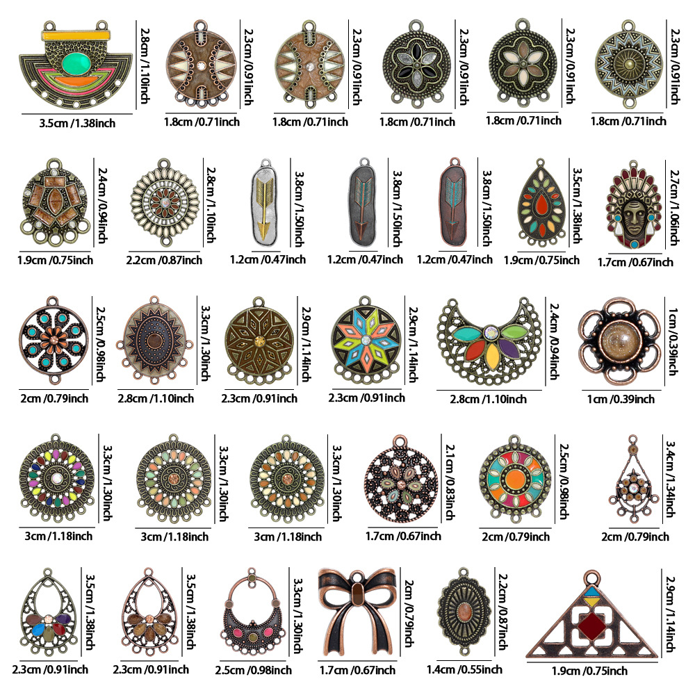 10 peças/pacote, pingentes e c - Ethnic Modern Fashion avaliação e preço