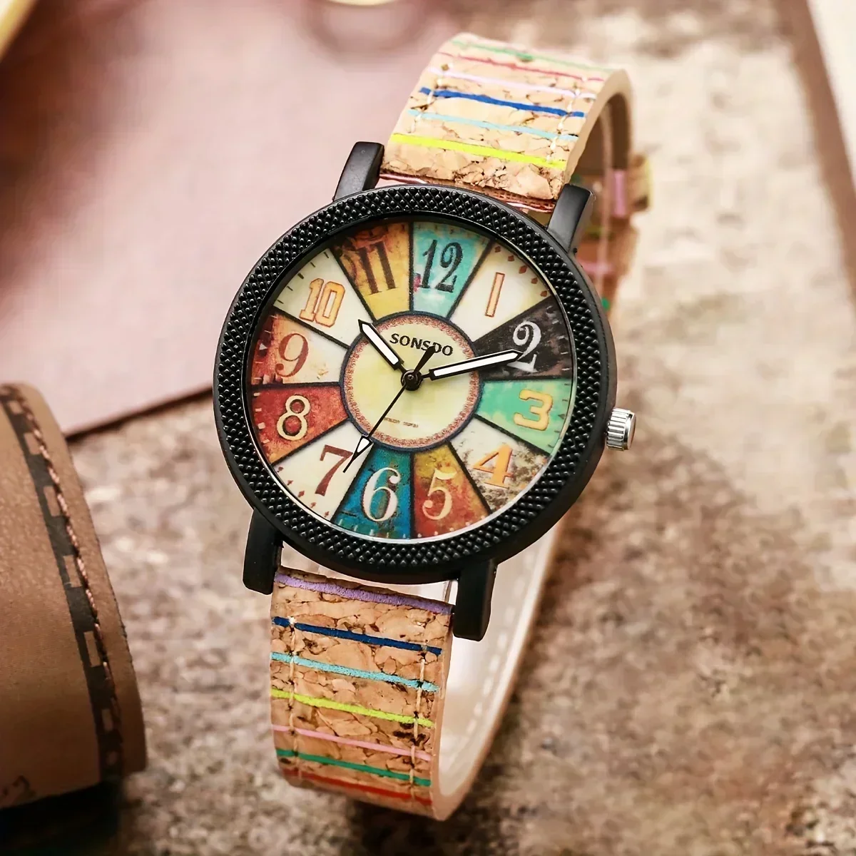 Relógio de quartzo feminino, e - Ethnic Modern Fashion avaliação e preço
