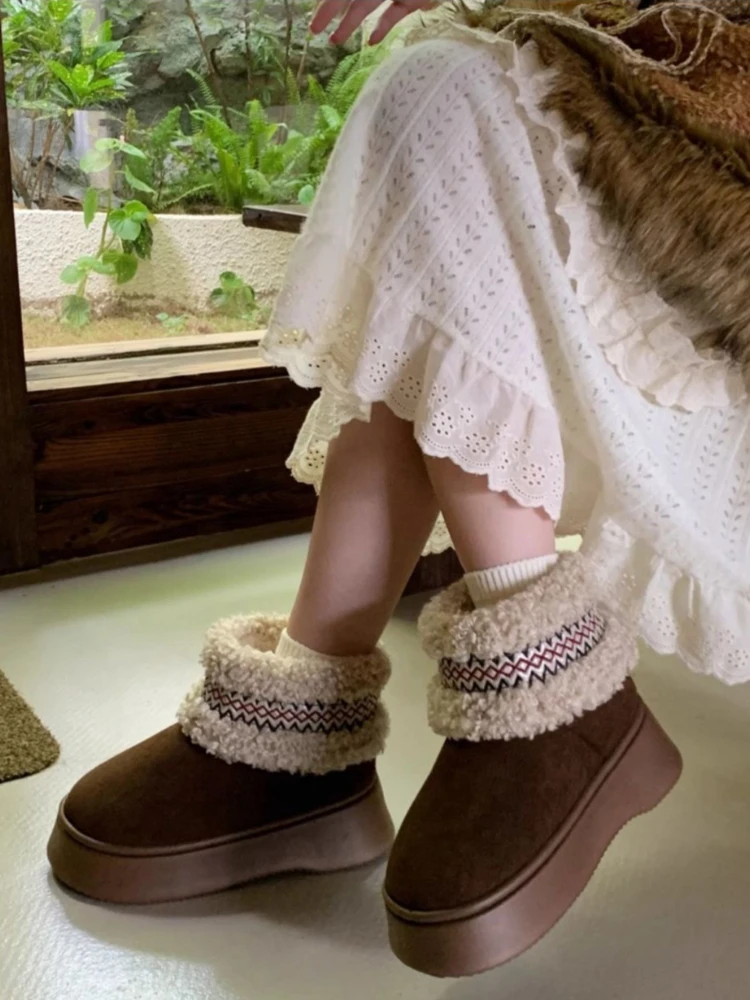 Botas de Neve Quentes Feminina - New Ethnic Fashion avaliação e preço