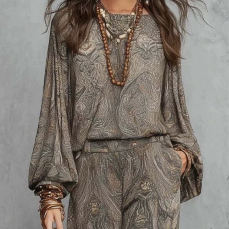 Conjunto de Duas Peças com Est - Ethnic Fashion Design avaliação e preço