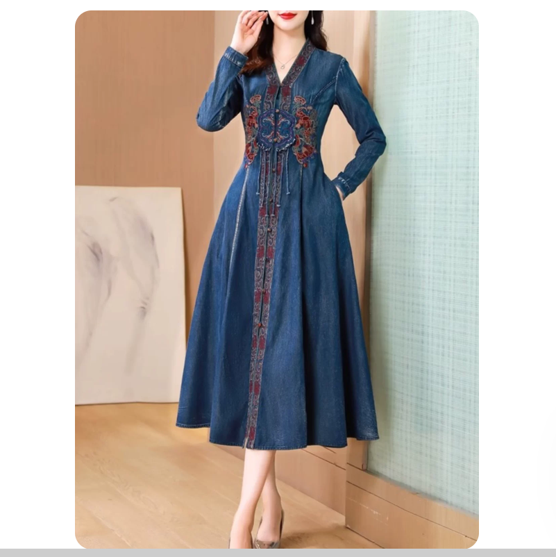 Vestido Longo de Moda Estilo C - New Ethnic Fashion avaliação e preço