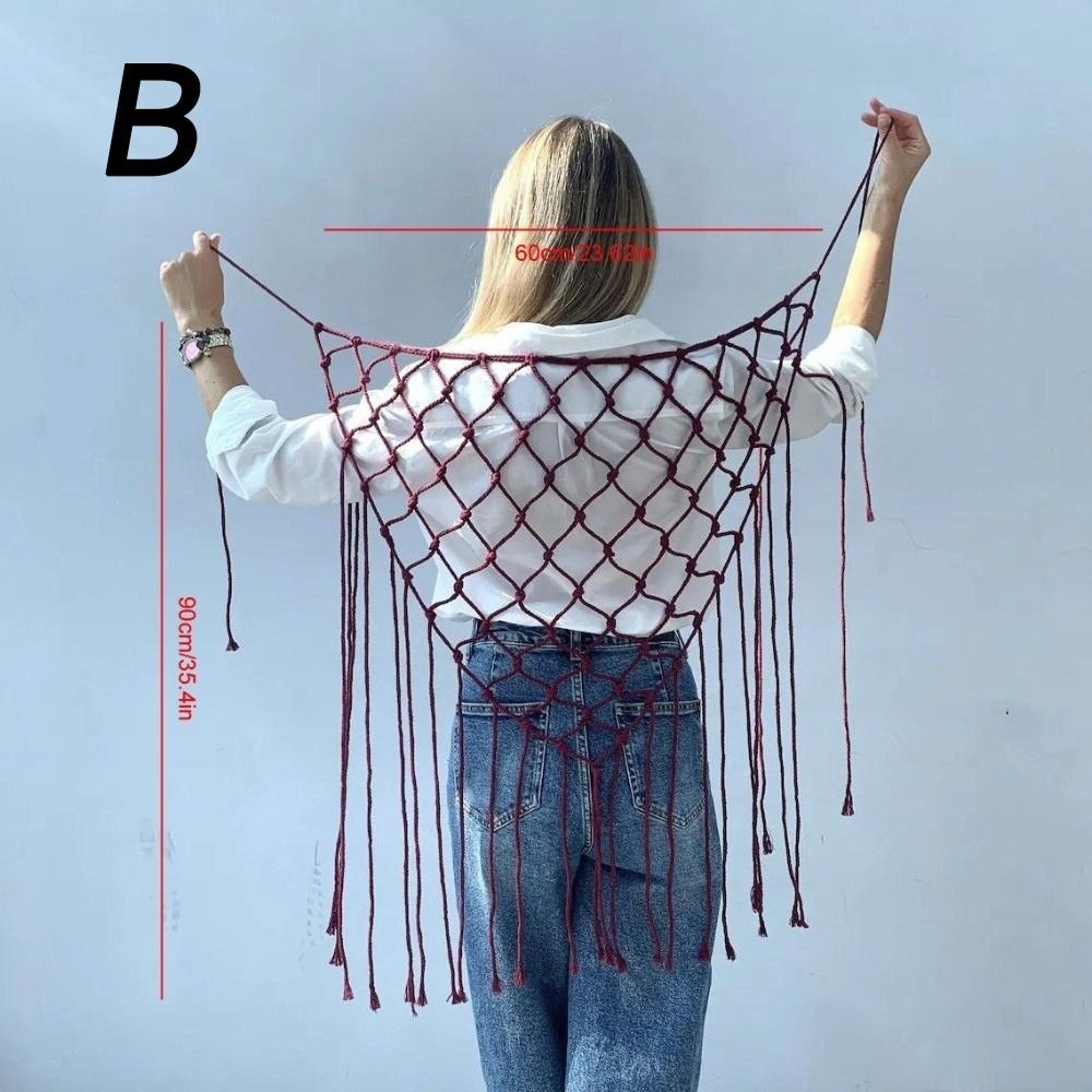 Lenço/Xale Boêmio de Franjas e - Ethnic Fashion Design avaliação e preço
