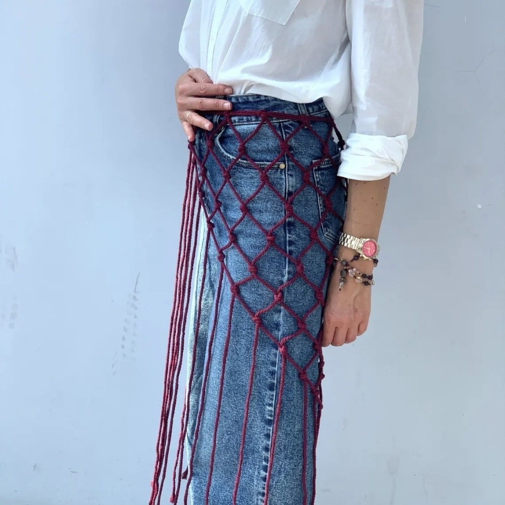 Lenço/Xale Boêmio de Franjas e - Ethnic Fashion Design avaliação e preço